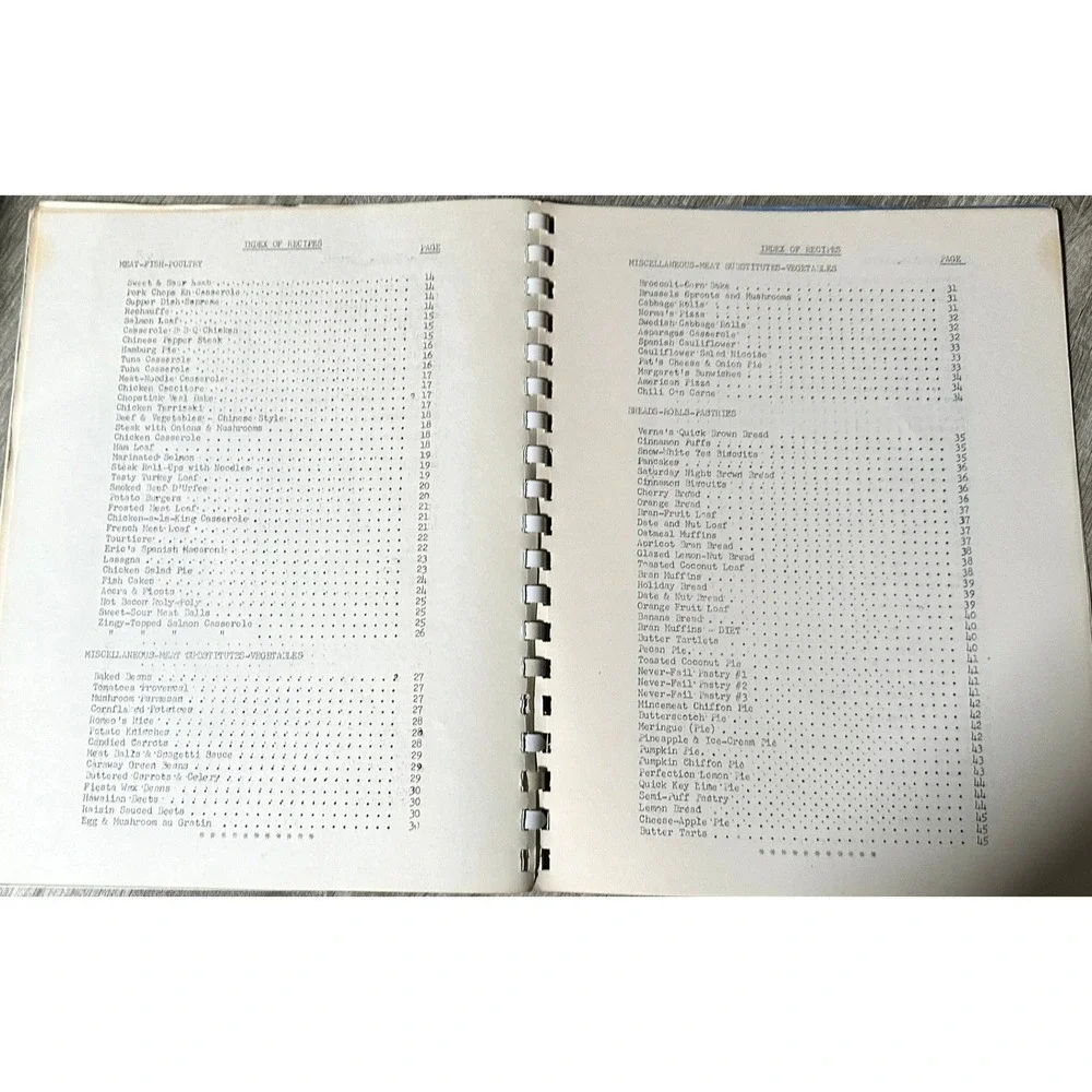 Vintage 1972 St Andrews United Church Cookbook Chateauguay Quebec Canada
